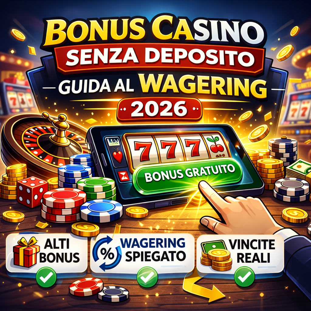 Bonus Casino Senza Deposito alla Registrazione, come funziona